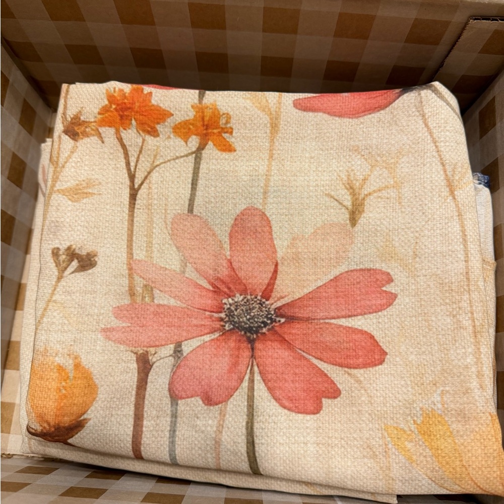 3 Botanical Wildflower Table Runners